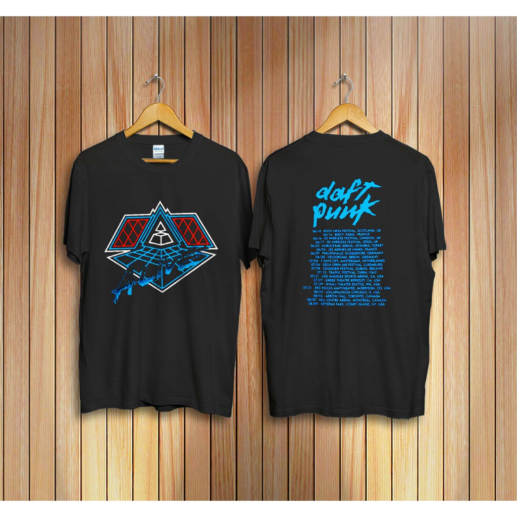 Vintage Daft Punk Alive 1997 Tour Concert T-Shirt Size S-5XL Limited New 