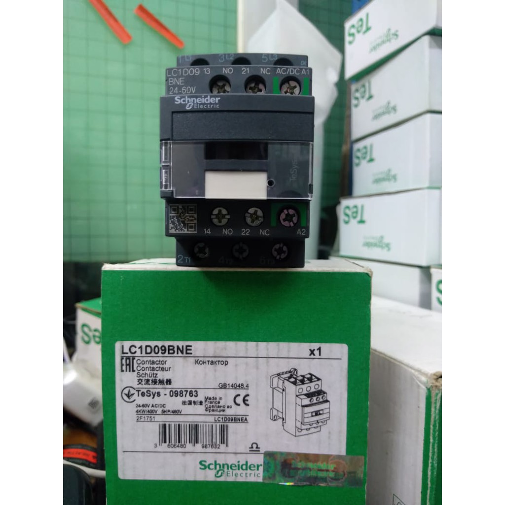 Contactor / CONTACTOR LC1D09BNE SCHNEIDER CONTACTOR Shopee
