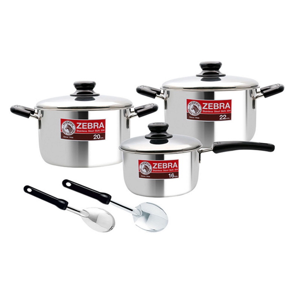 Zebra Happy Buddy 8 Pcs Cookware Set