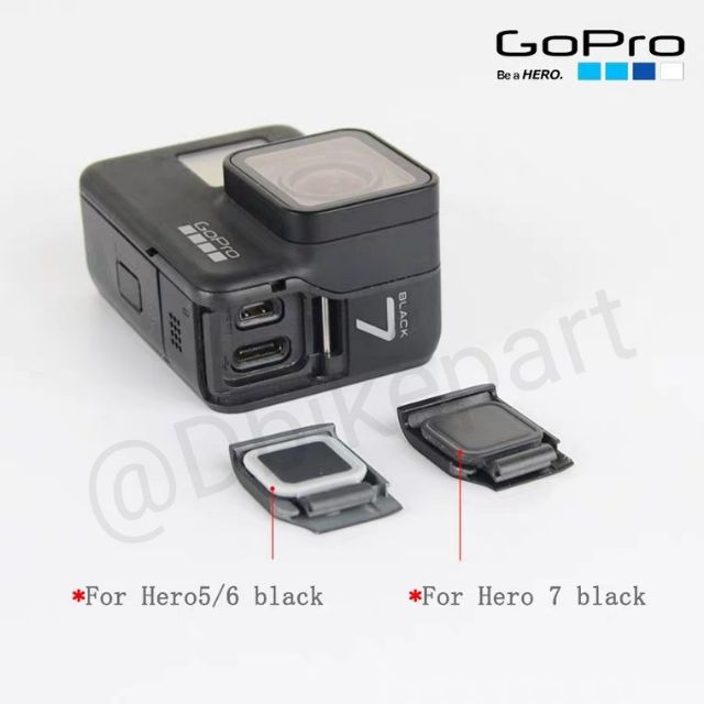 Original Gopro Hero 5 6 7 Usb Charging Port Cover Shopee Malaysia