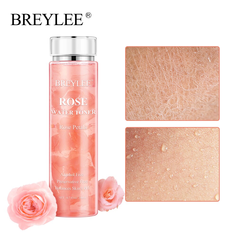 Breylee Rose Water Toner Hyaluronic Acid Moisturizer Serum Skincare Whitening Mist For Dry Skin 200ml Shopee Malaysia