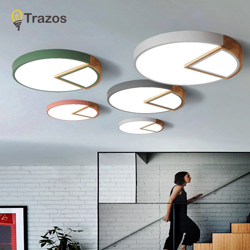 Modern Led Ceiling Lrights For Dinning Room Wooden Metal Suspension Hanging Ceiling Lamp Home Lighting For Kitchen