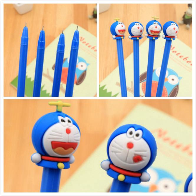 Cartoon 0 5mm Black Ink Gel Pen Doraemon  Writing  School 