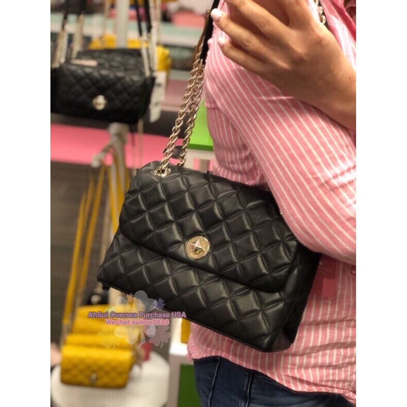 Kate spade Natalia Medium Flap Shoulder Bag | Shopee Malaysia