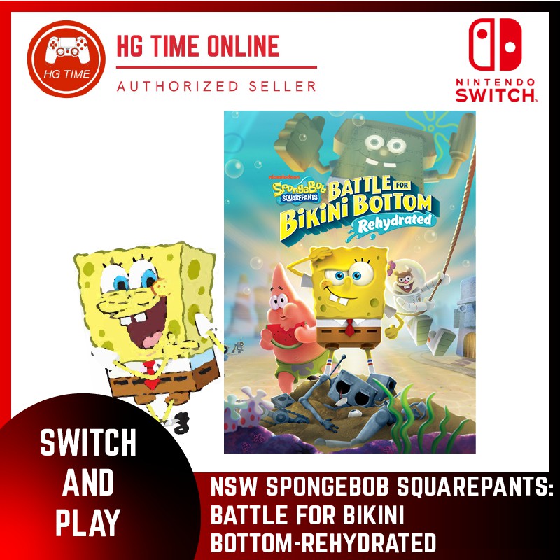 nintendo switch spongebob