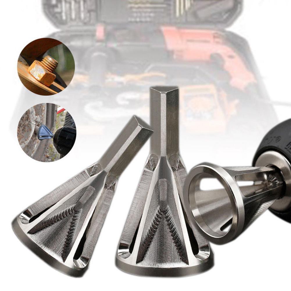 Deburring External Chamfer Tool Steel Remove Burr Grinding Tools Drill Bit ✧