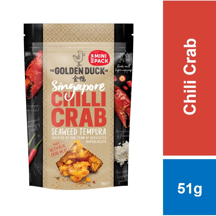 Golden Duck Chilli Crab Seaweed Tempura 51g Shopee Malaysia