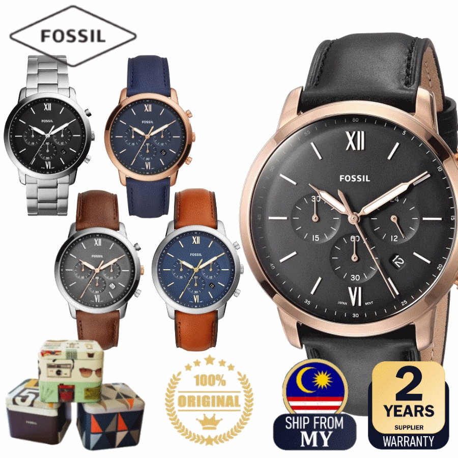 FOSSIL 100% ORIGINAL AUTHENTIC NEUTRA SERIES CHRONOGRAPH WATCH FS5384  FS5381 FS5454 FS5408 FS5453 JAM ORI FOSSIL | Shopee Malaysia