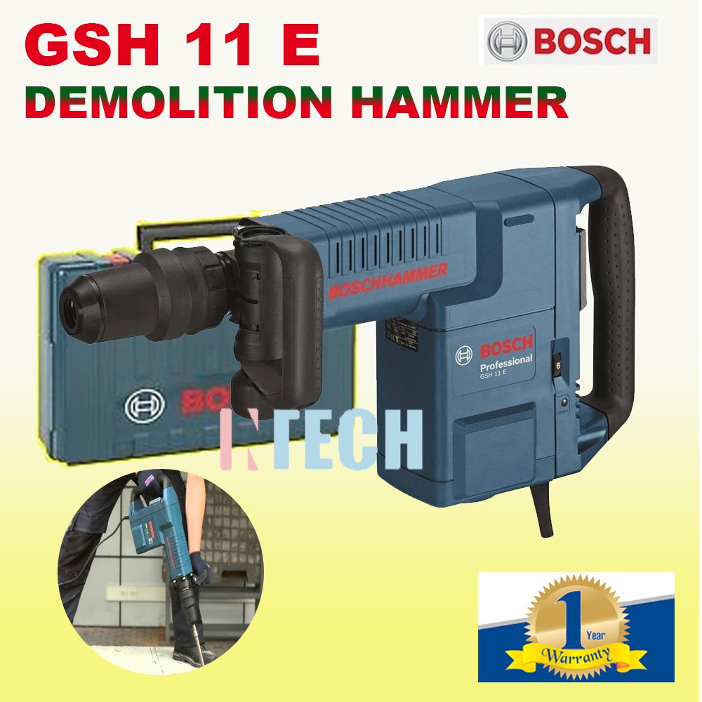 BOSCH GSH11 E DEMOLITION HAMMER (GSH11E) Shopee Malaysia