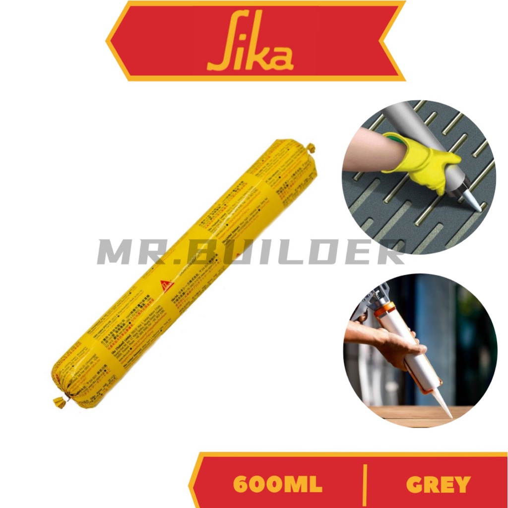 SIKA Sikaflex 140 Construction Concrete (Grey) 600ml PU Silicone / AP