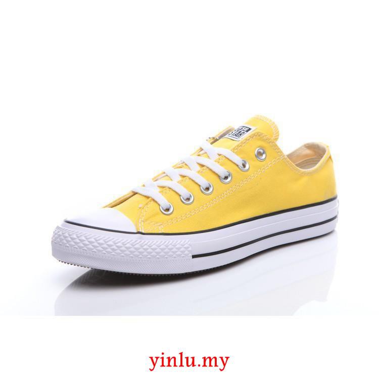 converse yellow low tops