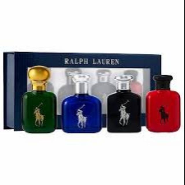 ralph lauren polo miniature set