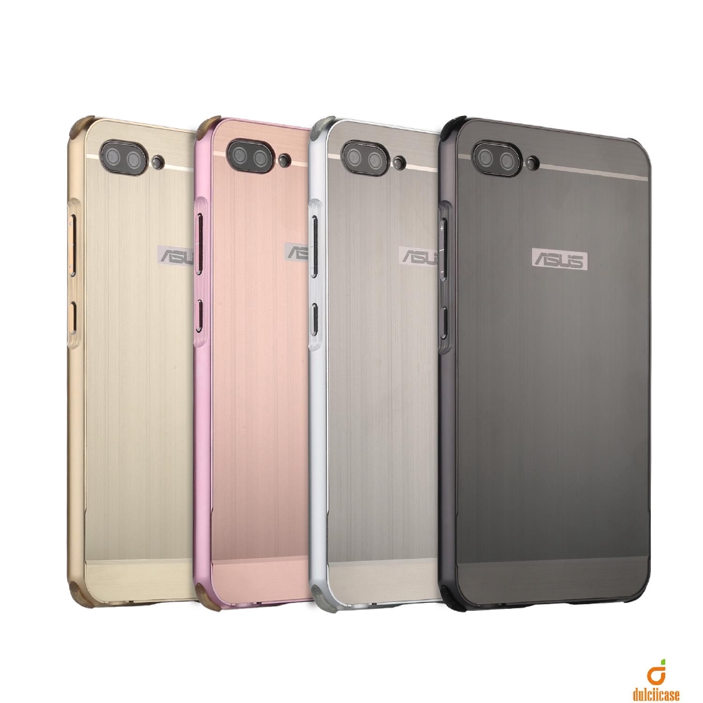 For Asus Zenfone 4 Max 4 Max Plus 4 Max Pro Zc554kl Slide On Metal Bumper Pc Hard Phone Case Shopee Malaysia