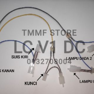 SUIS 3 STEP ON/OFF LAMPU & WIRE PNP LC135 V1-V6 | Shopee Malaysia