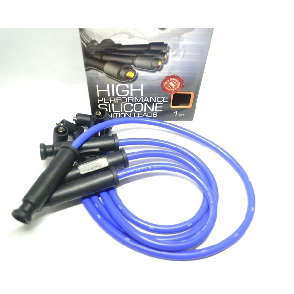 MASTECH Silicone 4 core Plug Cable 10mm - Proton Saga / WIra / Satria ...