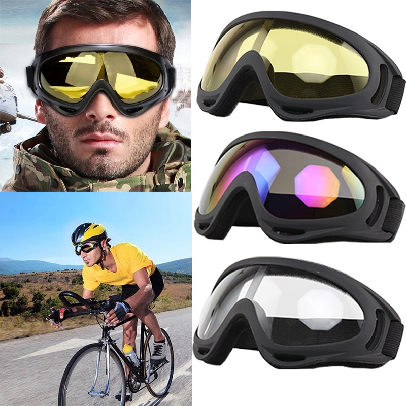 Motorcycle Goggles,ATV Dirt Bike Goggles-Anti UV Safety Goggles Windproof Dustproof Motocross Goggles Anti Scratch Motorcycle Glasses for Cycling Riding/Climbing/Skiing Grey Frame 