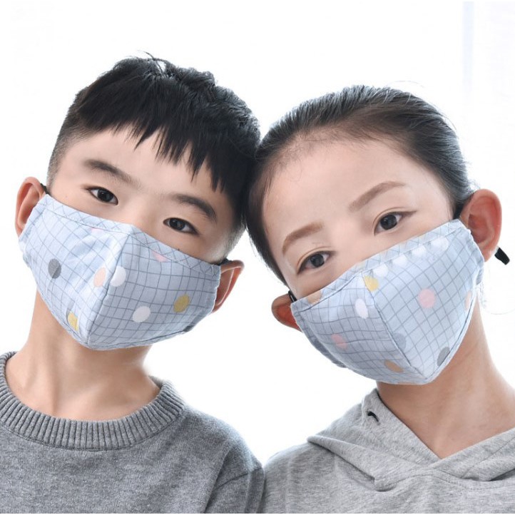 Lattice Kids Mask Haze Dust Face Cotton Children Baby Children ...