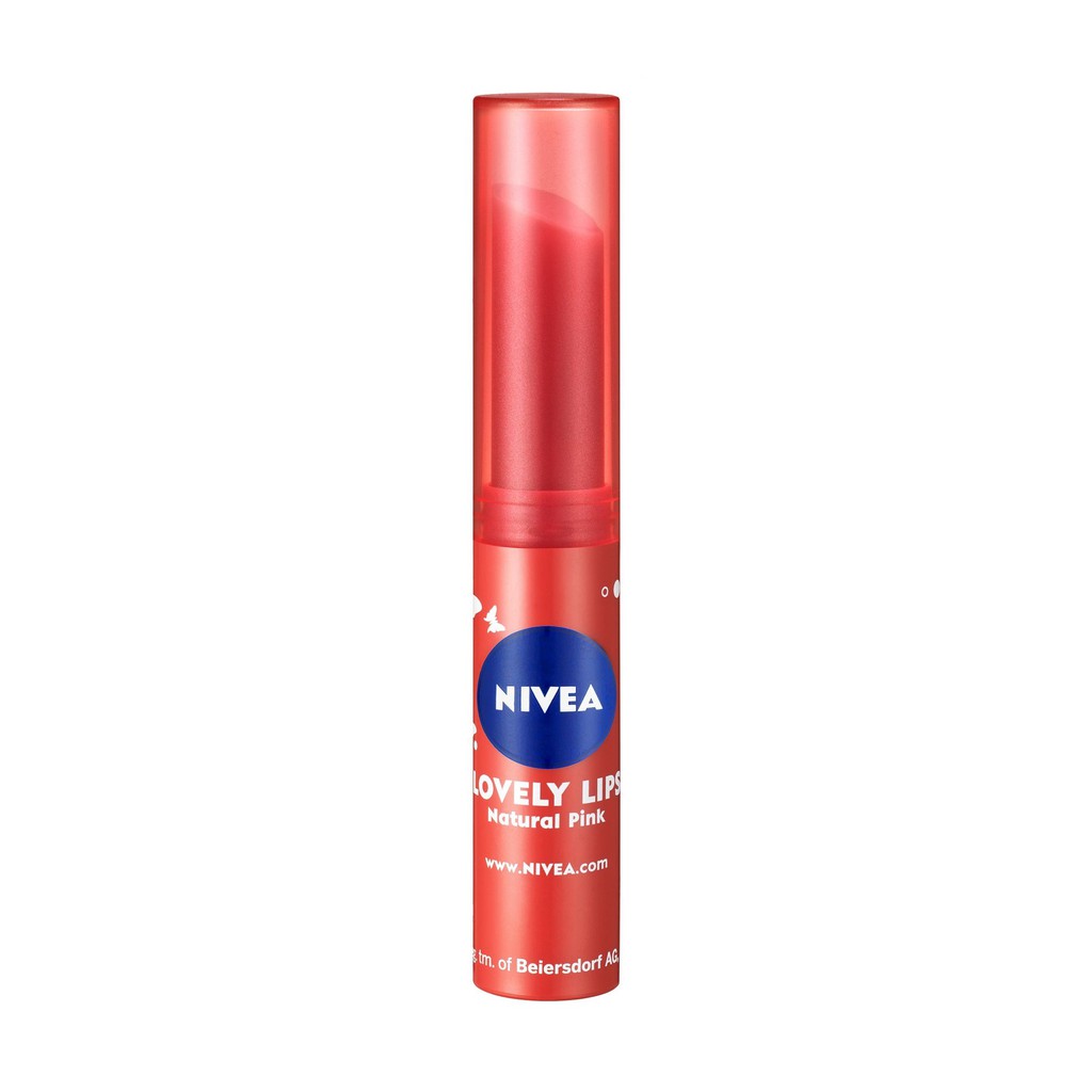 NIVEA Lip Care Lip Balm - Lovely Lips Natural Pink (2.4g) | Shopee Malaysia