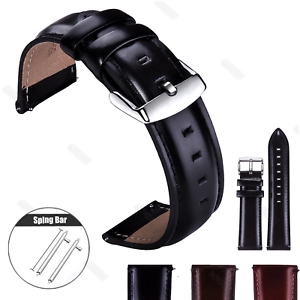 Universal 12mm 13mm 14mm 17mm 18mm 19mm 20mm 22mm Vintage Genuine Leather Wristwatch Band Watch Strap Raplacement