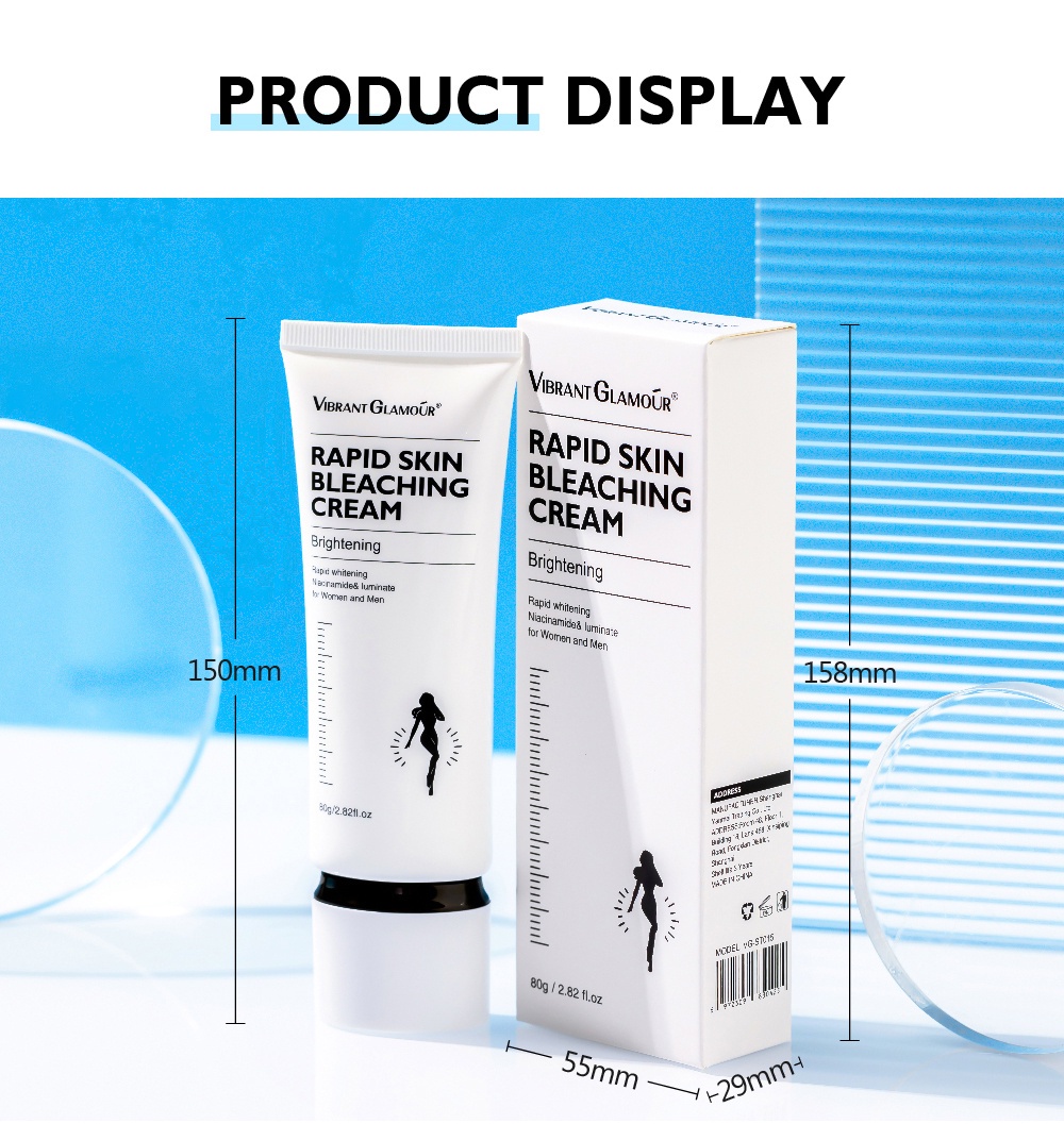 VIBRANT GLAMOUR Whitening Cream Rapid Skin Bleaching Cream Moisturizing