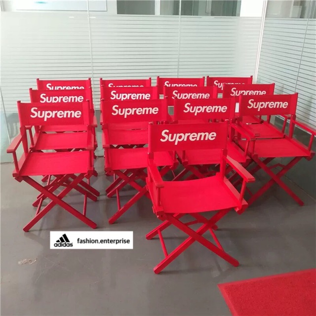 海底パイプライン Supreme directors chair 黒