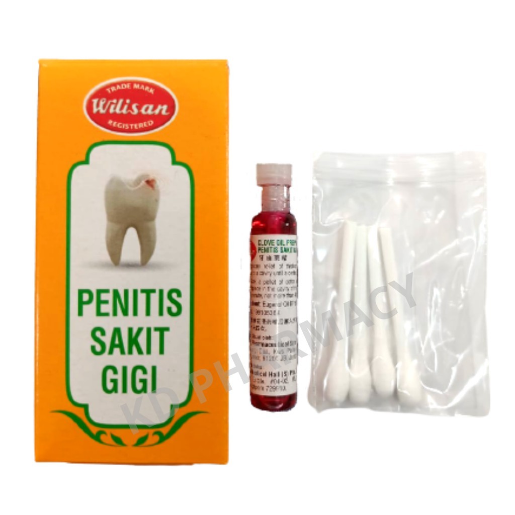 Wilisan Clove Oil Preparation / ubat titis Sakit Gigi (2ml) / minyak