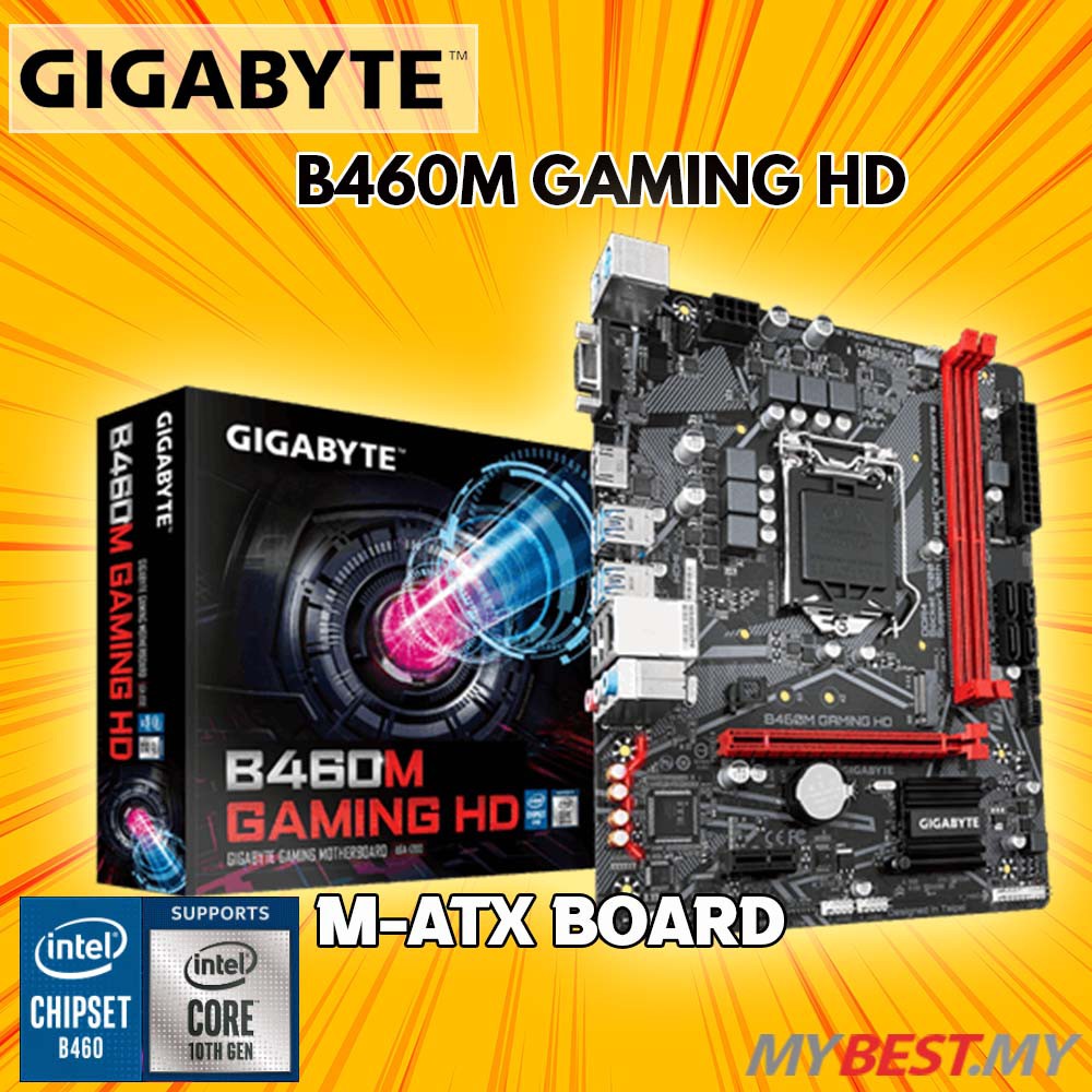 Gigabyte b460m gaming hd обзор