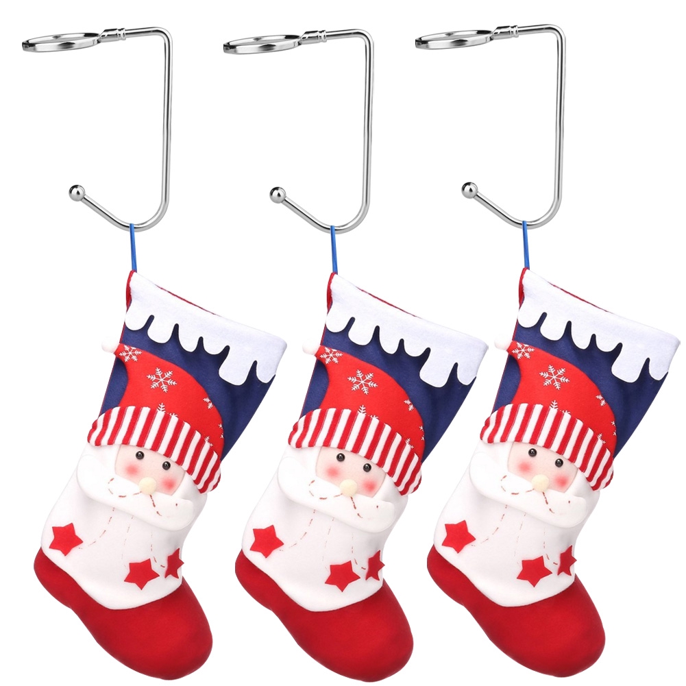 Stockings & Holders Home 6 Pack Christmas Stocking Holders Mantel Hooks