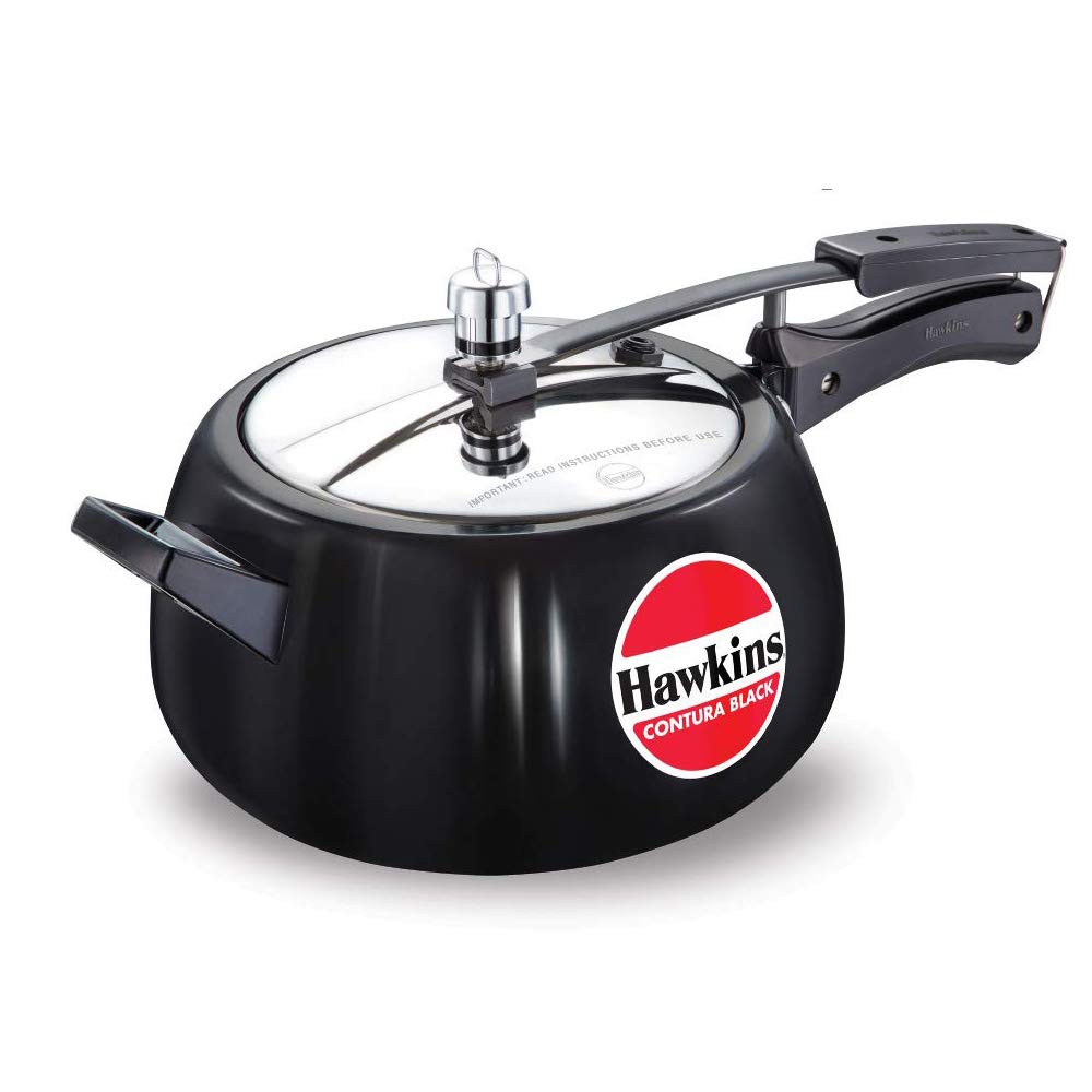 Hawkins Contura Hard Anodised 5 Litres, Aluminium Pressure Cooker