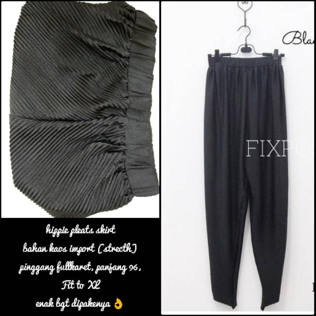 Hippie pleats pants fixpose
