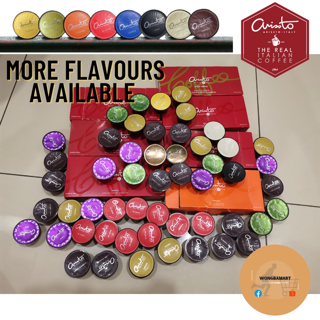 ARISSTO Coffee Capsule italy coffee capsules ready stock Shopee Malaysia