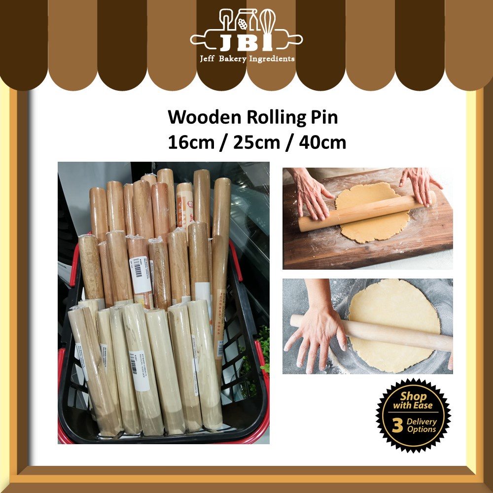 Wooden Rolling Pin / Cake dough Roller / Solid wood