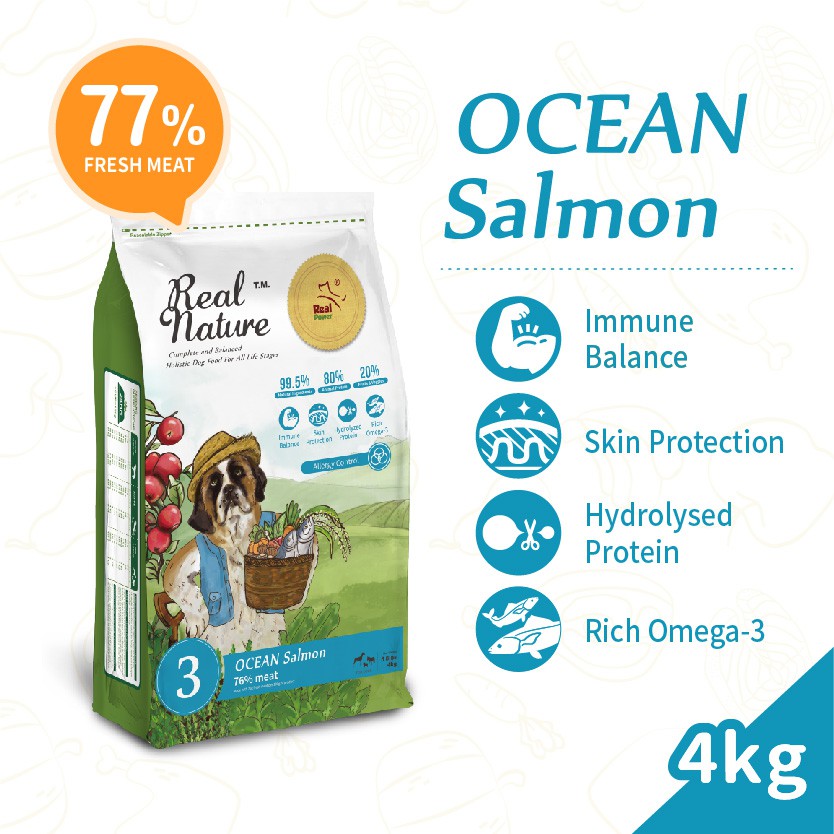 REAL NATURE RECIPE DOG FOOD SALMON 2KG Shopee Malaysia