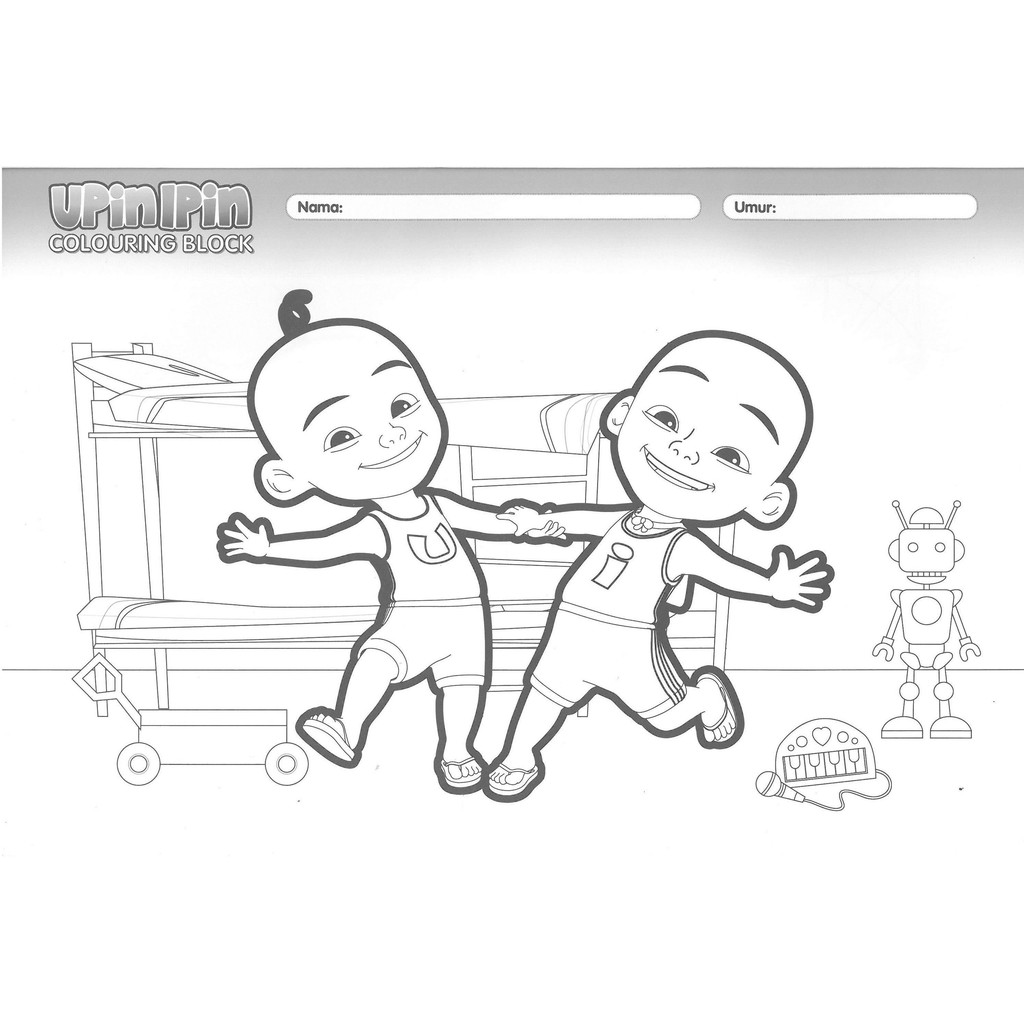 15 Upin Ipin Printable Coloring Pages Printable Coloring Pages