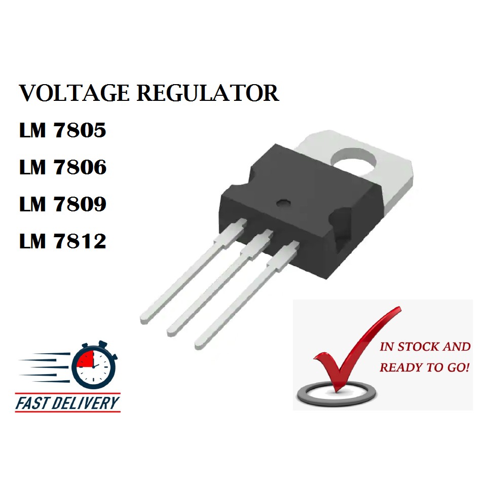 Voltage Regulator IC 7805 7806 7808 7809 7812 3PIN | Shopee Malaysia