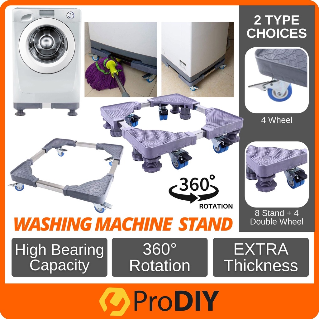 Heavy Duty Washing Machine Stand Casters Movable Mobile Refrigerator