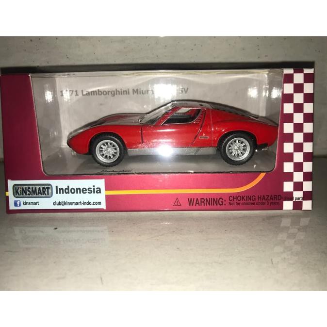 Diecast Kinsmart 1971 Lamborghini Miura P400 Sv | Shopee Malaysia