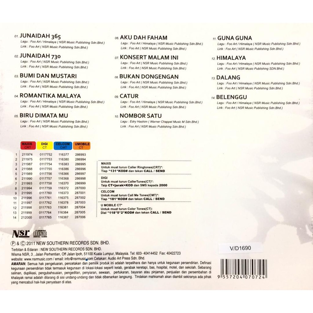 Cd Album Himalaya Memori Hitz Cd Shopee Malaysia