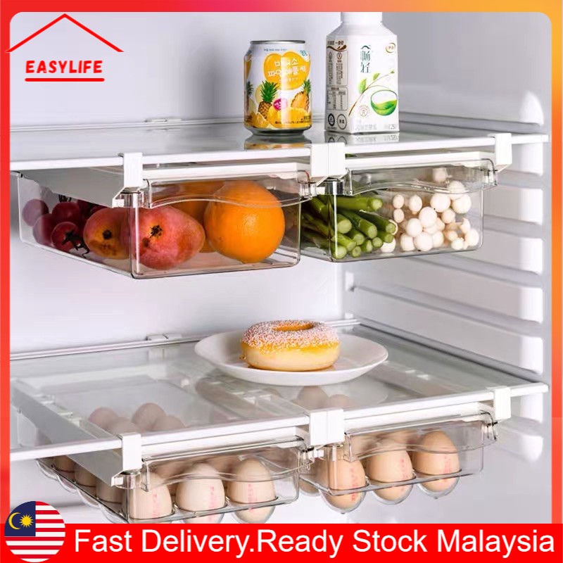 Fridge Drawers Refrigerator Pull Out Bins Snap On Drawer Organizer Food