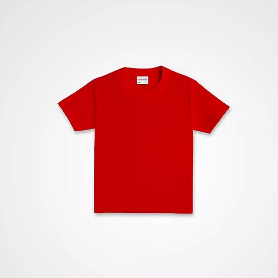 red basic t shirt