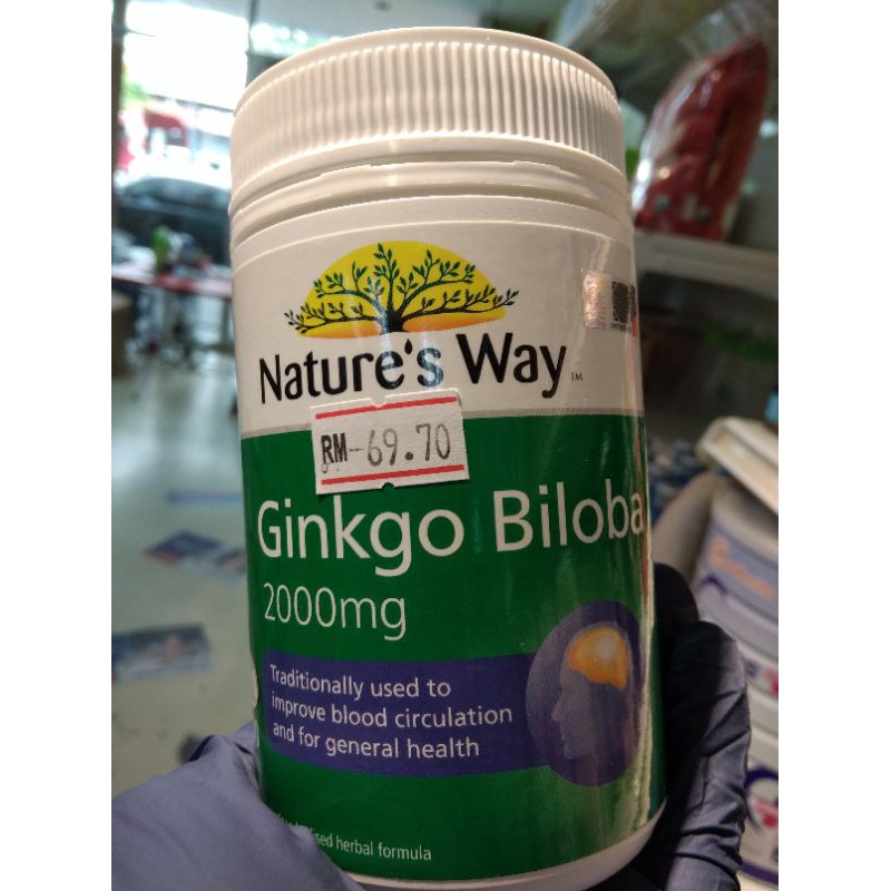 Nature's way ginkgo biloba 2000mg(100tab) Shopee Malaysia