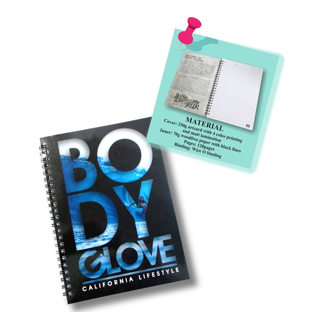 Body Glove Note Book Shopee Malaysia