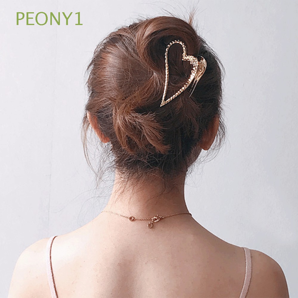 Pentagram Hair Accessories Heart Shaped Hair Clips Bun Maker
