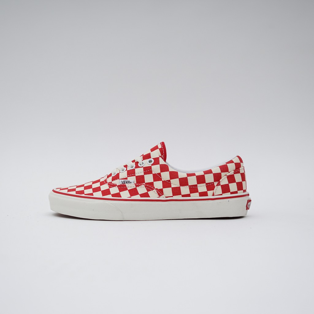 Red CHECKERBOARD VANS ERA | Shopee Malaysia