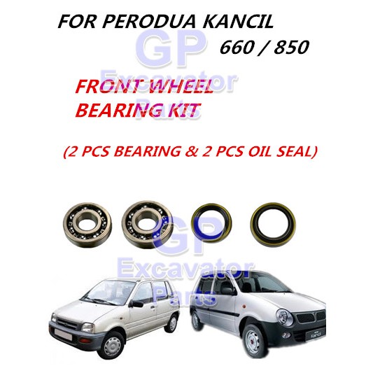 PERODUA KANCIL FW 6305 CM 2PCS FRONT WHEEL BEARING 2 PCS 