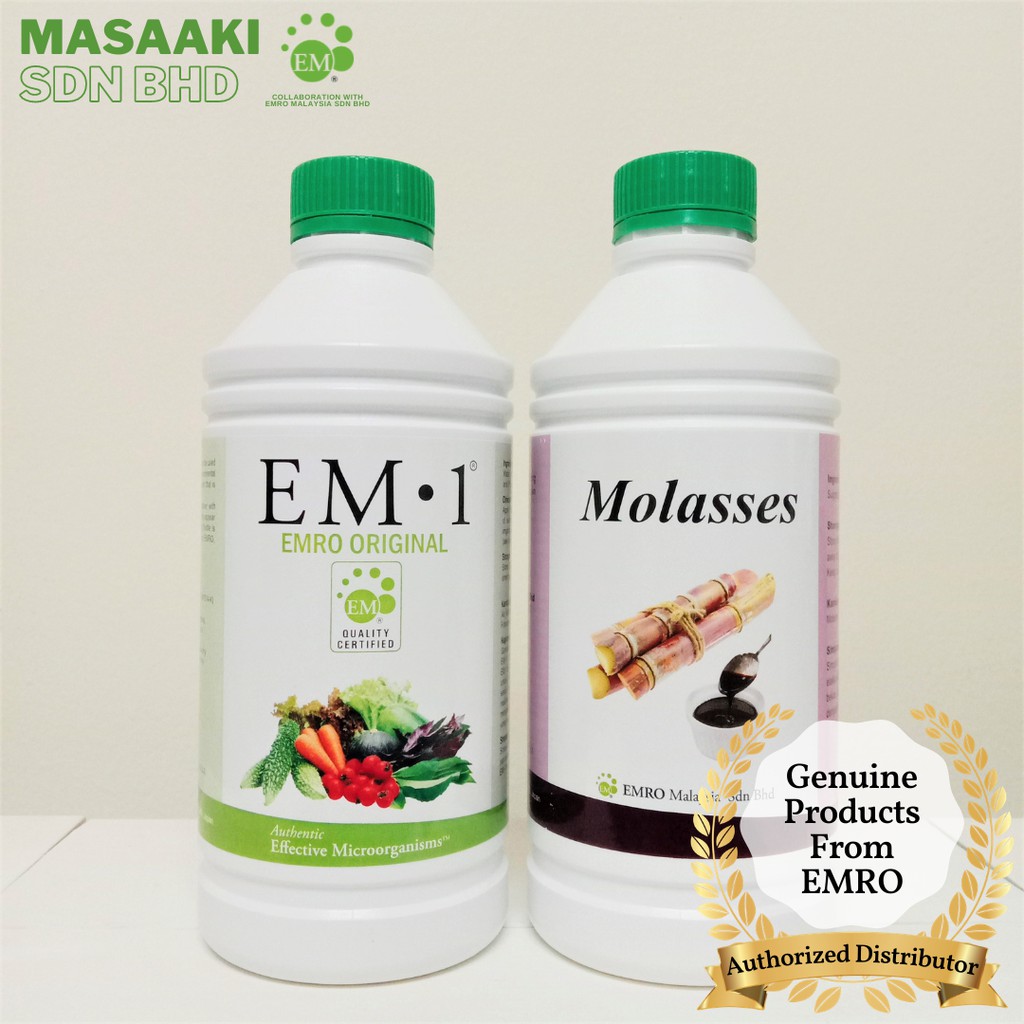 Em1 Molasses Set 1l Each Organic Probiotic Gardening Farm Animals Aquaculture Bokashi Compost Effective Microbes Shopee Malaysia