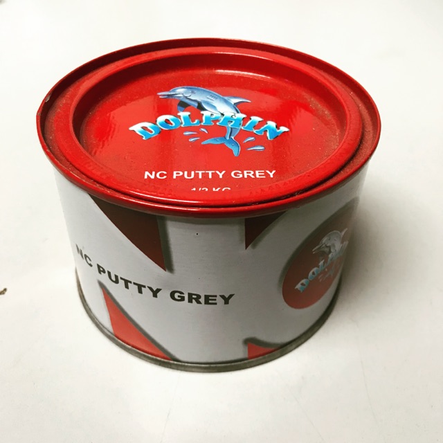 [100 ORIGINAL] DOLPHIN NC PUTTY / CAR PUTTY (GREY) 500G (HITARY