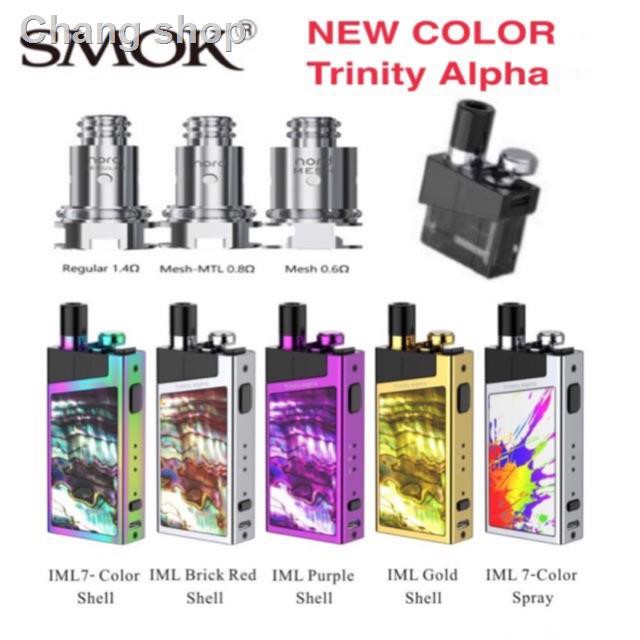 ∏original smok trinity alpha pod kit 1000mah 2.8ml cartridge ...