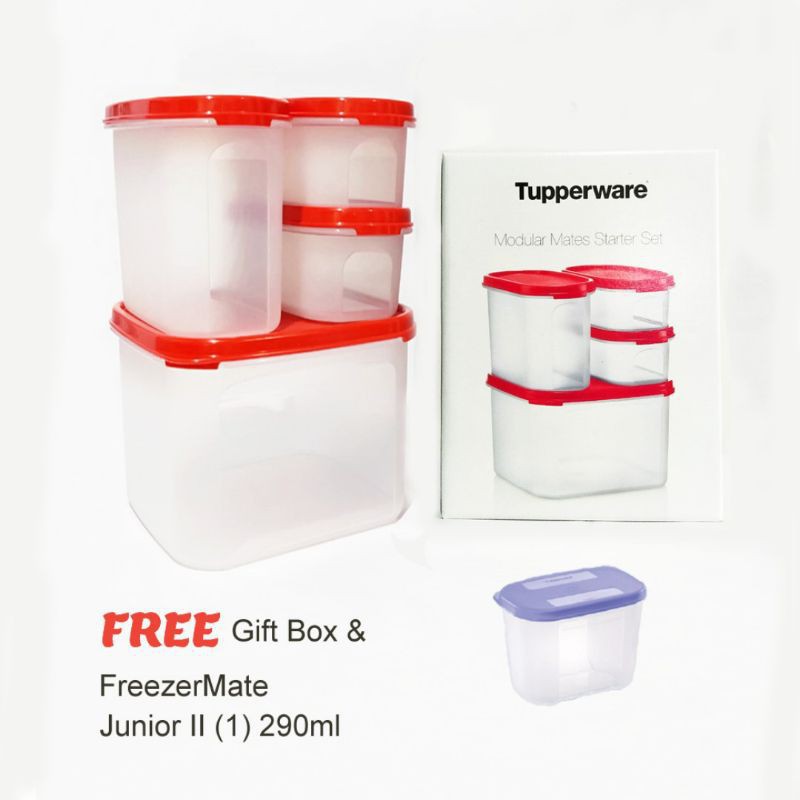 Tupperware Modular Mates Starter Set (4PCS)  **READY STOCK**