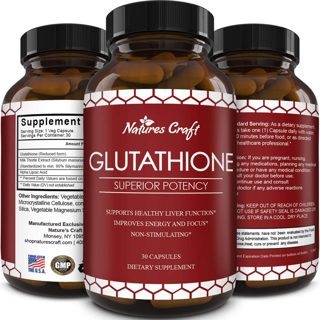 Natures Craft's Best Glutathione Supplement - Natural Skin ...